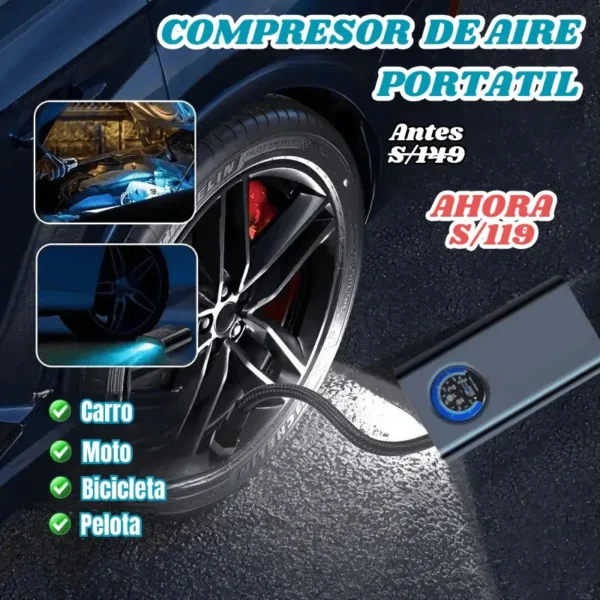 Compresor de Aire Portátil