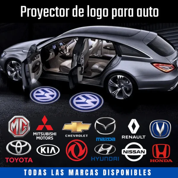 Proyector de logo para auto