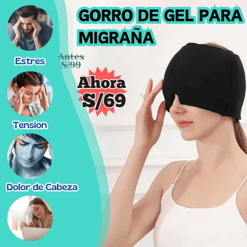 Gorro de Gel para Migraña